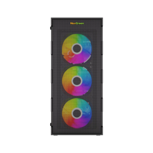 MaxGreen PS195-10-M Mid-Tower ATX Gaming Case With 4 ARGB Fan